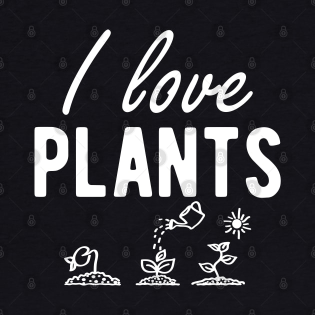 Plant - I love plants by KC Happy Shop